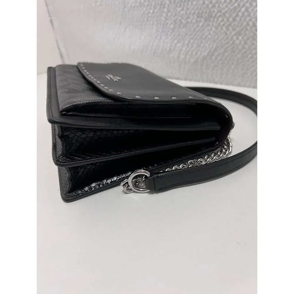 Coach Klare crossbody bag with rivets and chain strap